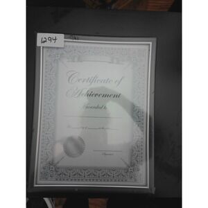 Greenbrier International Document Frame Unisex 8.5x11 Silver New Diploma Award